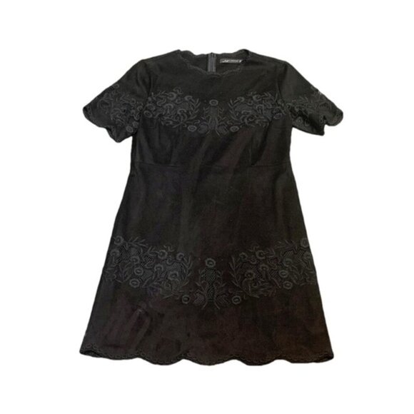 🔴SOLD🔴 Zara Faux Suede Lace Dress - Picture 2 of 5